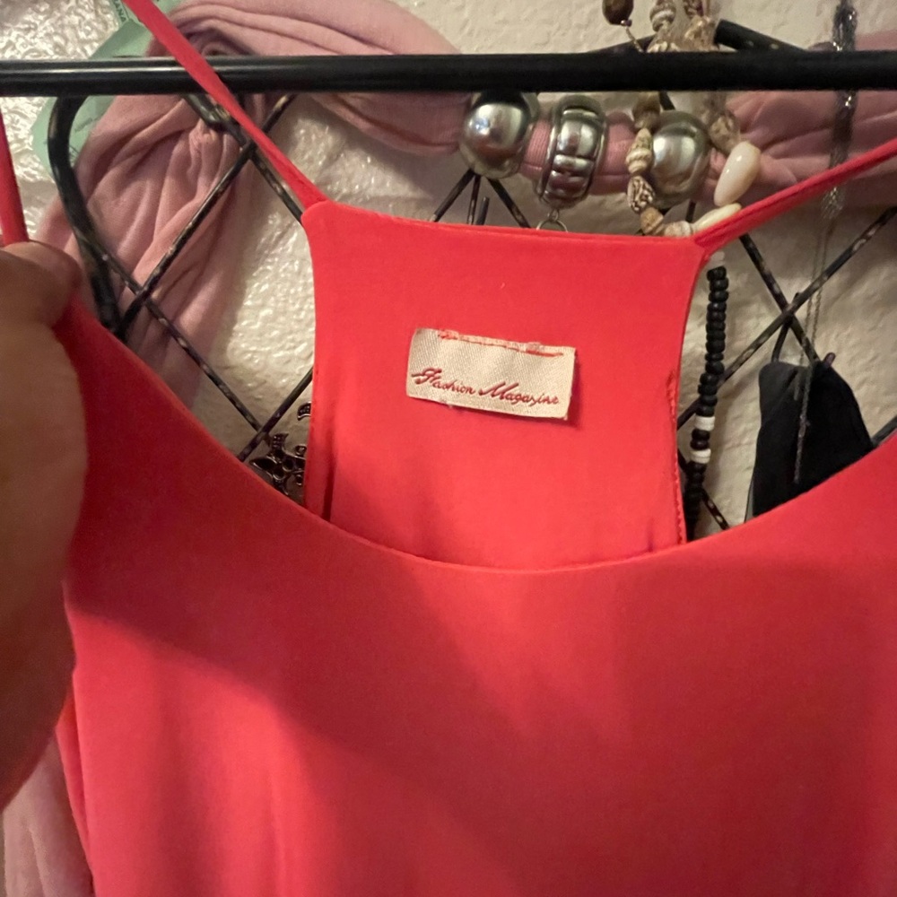 Fashion Vibrant Red Tank Top-Sm